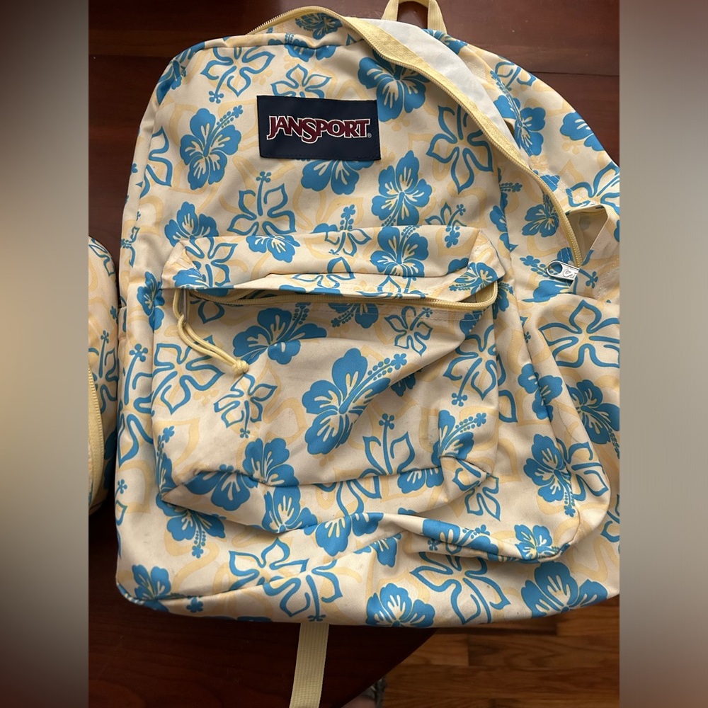 Jansport bookbag and lunchbox